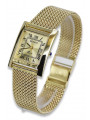 Goldene Herrenuhr Geneve ★ zlotychlopak.pl ★ Gold Reinheit 585 333 Niedriger Preis!