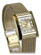 Gold men's watch Geneve ★ zlotychlopak.pl ★ Gold purity 585 333 Low Price!