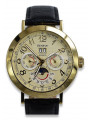 Montre Homme en Or Jaune 14 carats mw064y