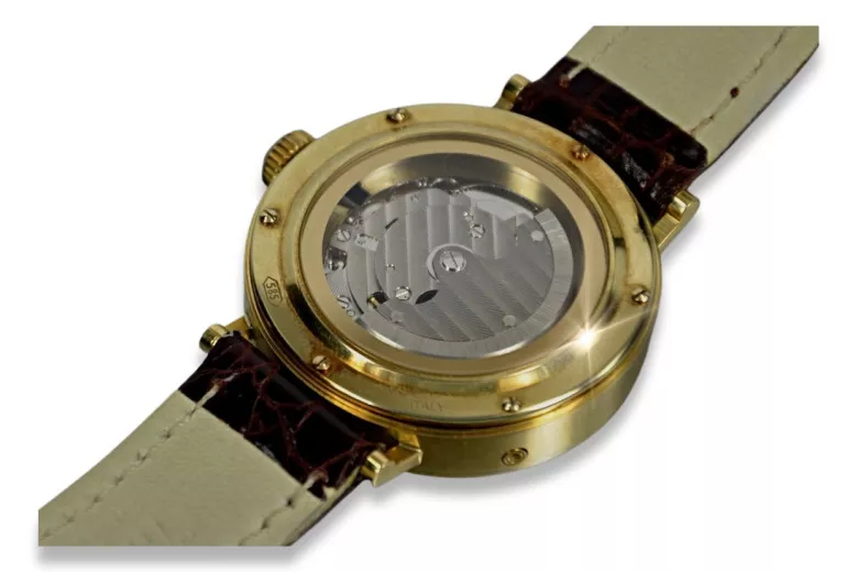 Reloj de hombre de oro amarillo de 14 quilates mw064y