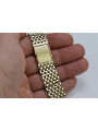 Pulsera de reloj de oro amarillo de 14 quilates, ajustable mbw008y