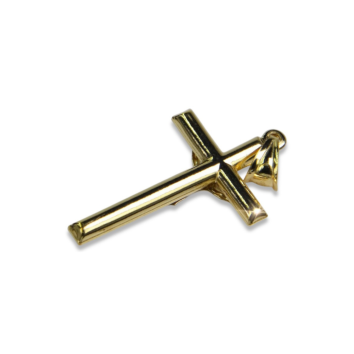 Gold Catholic Cross ★ russiangold.com ★ Gold 585 333 Low price