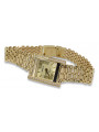 Goldene 14k Damen Armbanduhr Genf lw035y&lbw002y