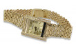 Goldene 14k Damen Armbanduhr Genf lw035y&lbw002y