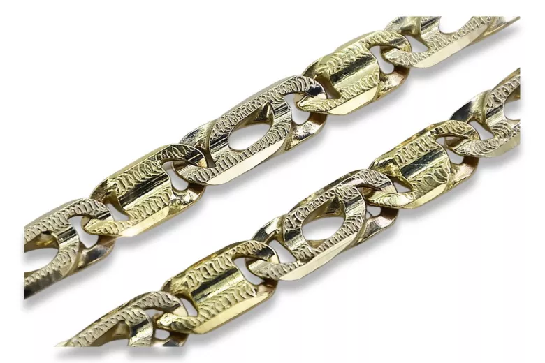 Bracelet en Or Jaune 14K avec Diamants Taille Brillant cb040yw