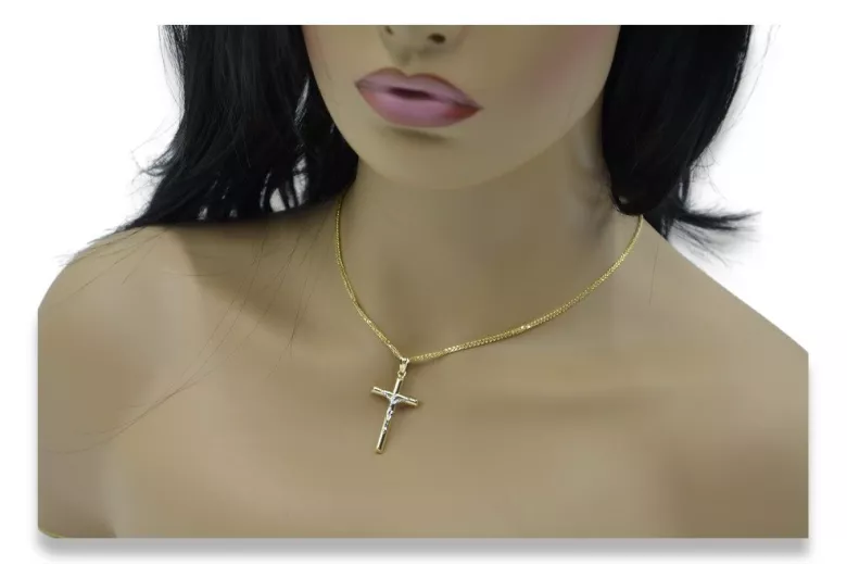 Croix ★ catholique d’or russiangold.com ★ or 585 333 Prix bas