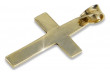 Nowy produkt: Złoty krzyż 14k żółte złoto ctc006