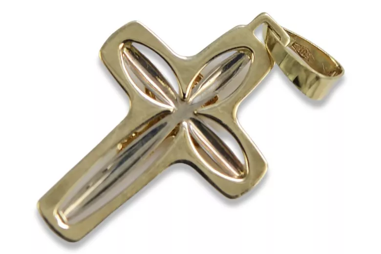 Croix ★ catholique d’or russiangold.com ★ or 585 333 Prix bas