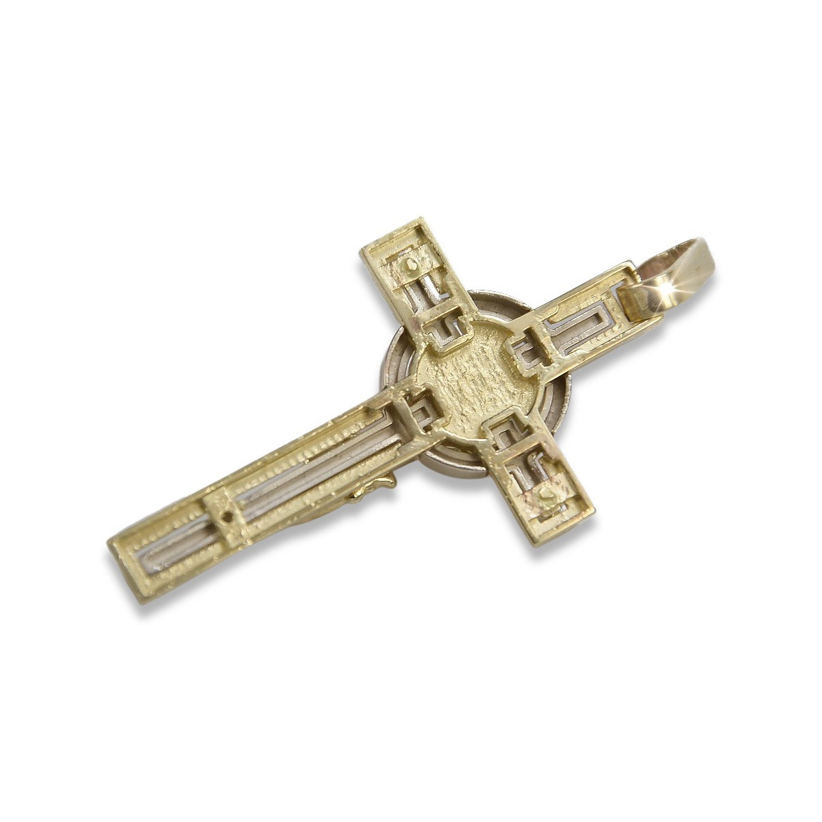 Golden Catholic Cross ★ russiangold.com ★ Gold 585 333 Low price