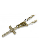 Cruz ★ Católica de Oro russiangold.com ★ Oro 585 333 Precio bajo