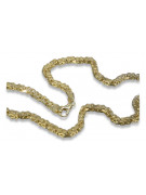 Yellow rose gold chain ★ russiangold.com ★ Gold 585 333 Low price