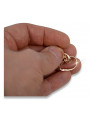 "No Stones, Original Vintage 14K Rose Gold Leaf Earrings" ven092 ven092