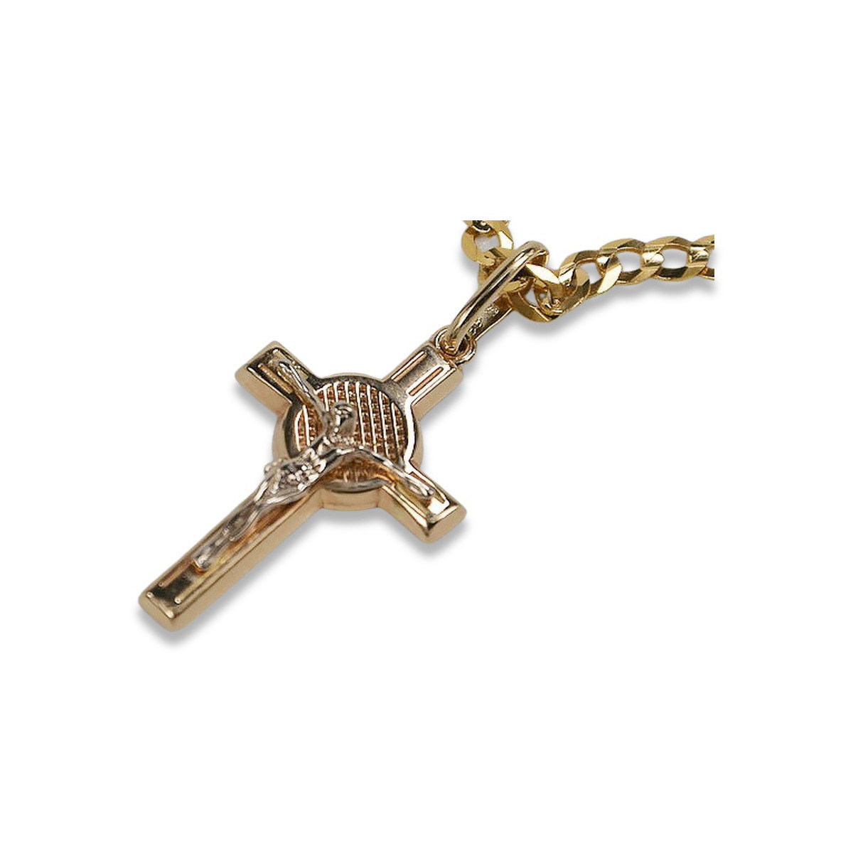 Croix ★ papale catholique en or russiangold.com ★ or 585 333 Prix bas