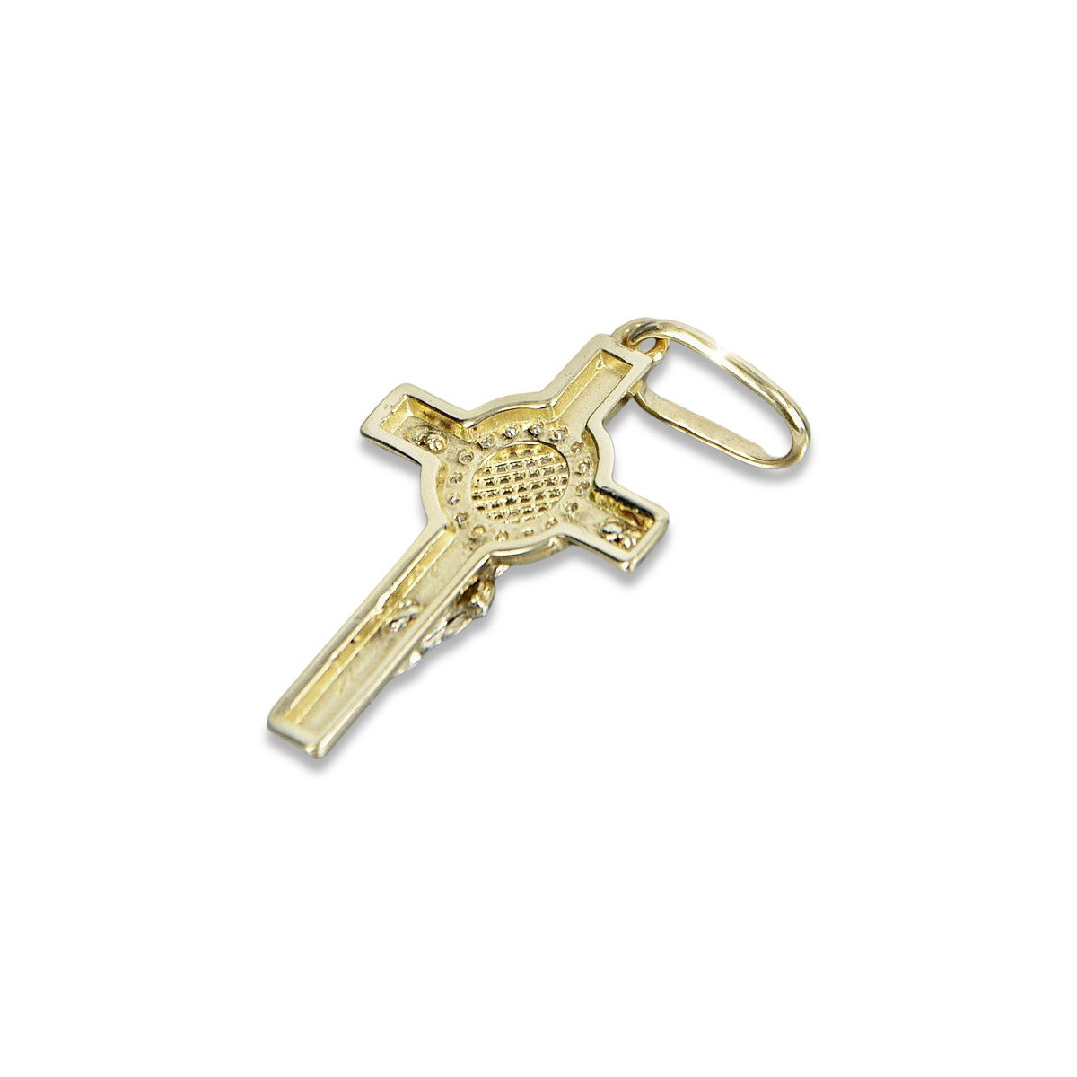 Golden Catholic Cross ★ russiangold.com ★ Gold 585 333 Low price