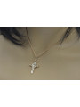 Golden Catholic Cross ★ russiangold.com ★ Gold 585 333 Low price