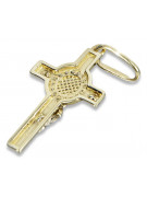 Goldenes katholisches Kreuz ★ russiangold.com ★ Gold 585 333 Niedriger Preis