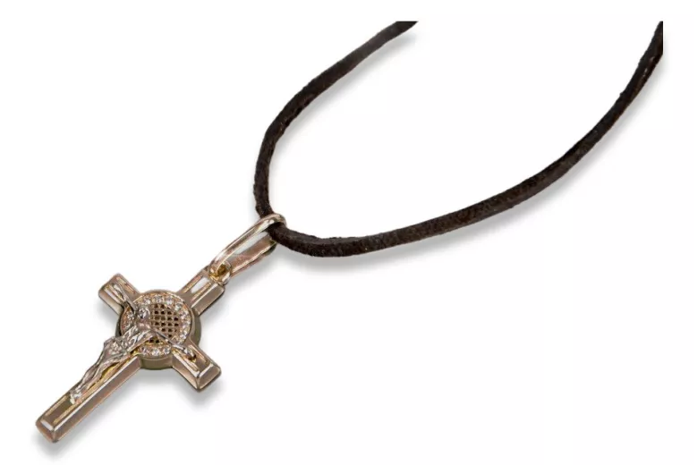 Croix ★ catholique d’or russiangold.com ★ or 585 333 Prix bas