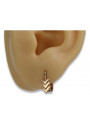 "No Stones 14K 585 Gold Vintage Leaf Earrings" ven100 ven100