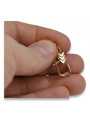 "Originales Vintage-Roségold 14k 585 Gold Ohrringe ohne Steine" ven100 ven100