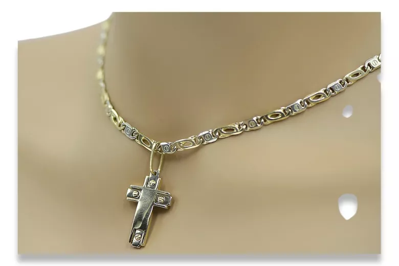 Croix ★ catholique d’or russiangold.com ★ or 585 333 Prix bas