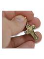 Golden Catholic Cross ★ russiangold.com ★ Gold 585 333 Low price