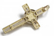 14K Yellow Gold Vintage Italian Catholic Cross ctc089y