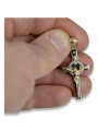 Golden Catholic Cross ★ russiangold.com ★ Gold 585 333 Low price