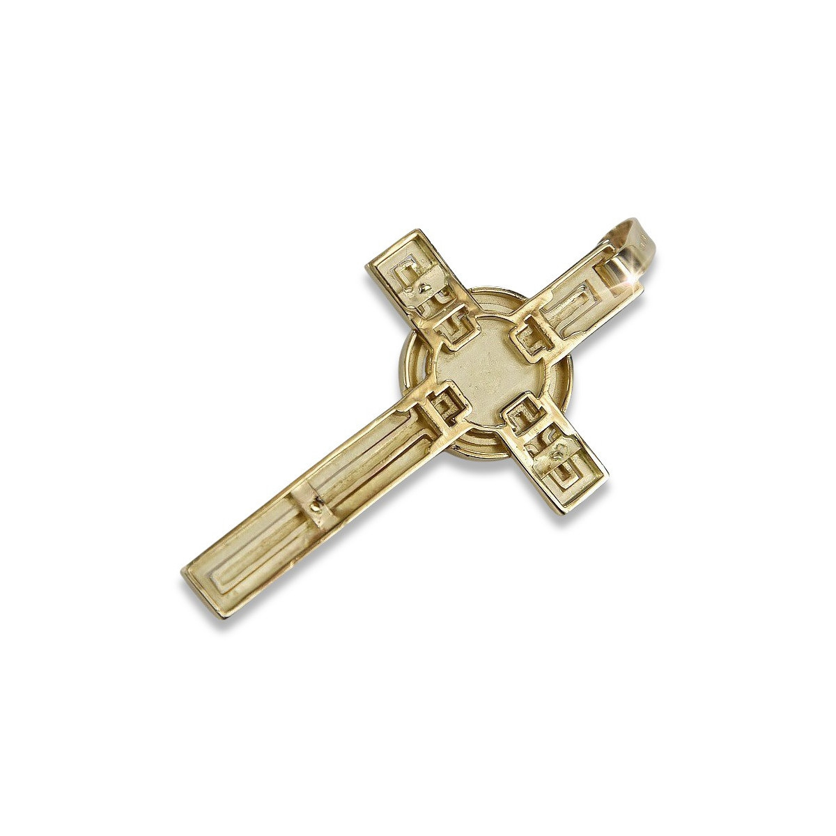 Cruz ★ Católica de Oro russiangold.com ★ Oro 585 333 Precio bajo