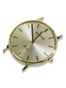 Herrenuhr Geneve 14 Karat Gelbgold, Weiß, Gol. mw004y