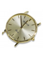 Herrenuhr Geneve 14 Karat Gelbgold, Weiß, Gol. mw004y