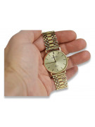 Gelbgold Herrenuhr Geneve in 14 Karat mw004y&mbw001y