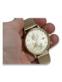 Sunshine Glow 14k 585 Gold Men's Watch Geneve mw005y&mbw014y