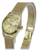 Gold men's watch Geneve ★ zlotychlopak.pl ★ Gold purity 585 333 Low Price!