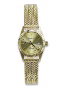 Goldene Herrenuhr Geneve ★ zlotychlopak.pl ★ Gold Reinheit 585 333 Niedriger Preis!