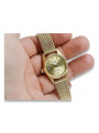 Gold men's watch Geneve ★ zlotychlopak.pl ★ Gold purity 585 333 Low Price!