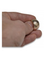 Russisch Sowjet rosa 14 Karat 585 gold Vintage Ring vrn007