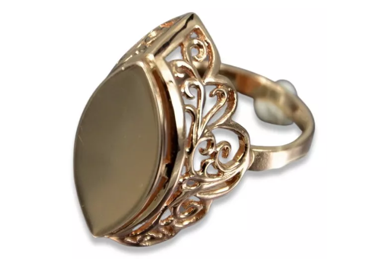 Russisch Sowjet rosa 14 Karat 585 gold Vintage Ring vrn008