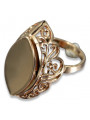 Russisch Sowjet rosa 14 Karat 585 gold Vintage Ring vrn008