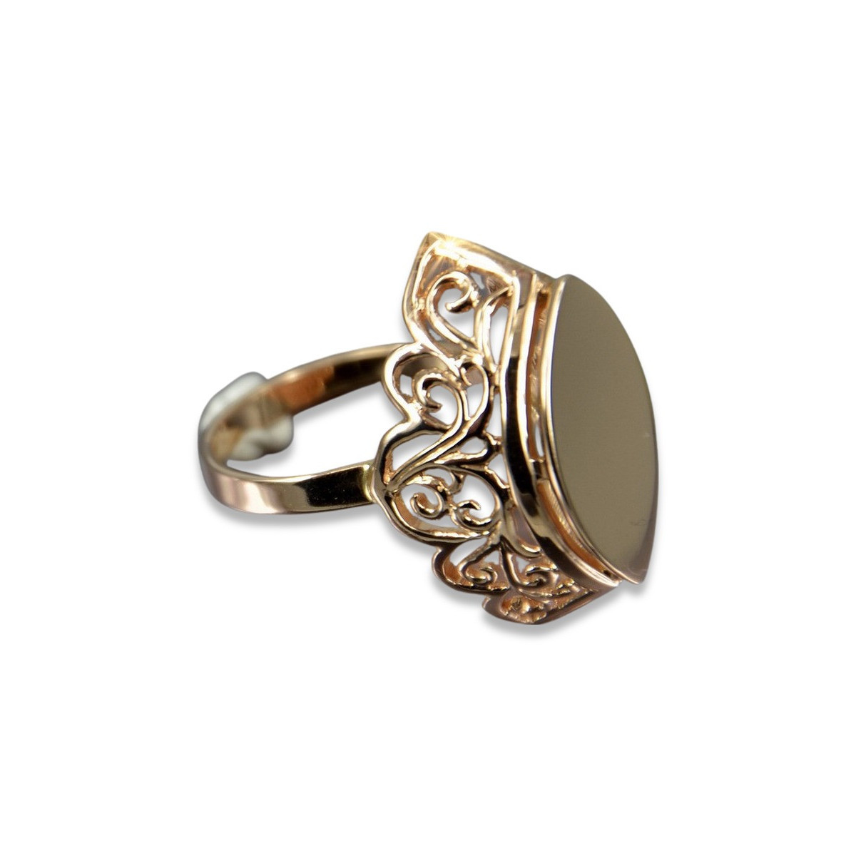 Russisch Sowjet rosa 14 Karat 585 gold Vintage Ring vrn008