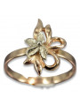 Russisch Sowjet rosa 14 Karat 585 gold Vintage Ring vrn043