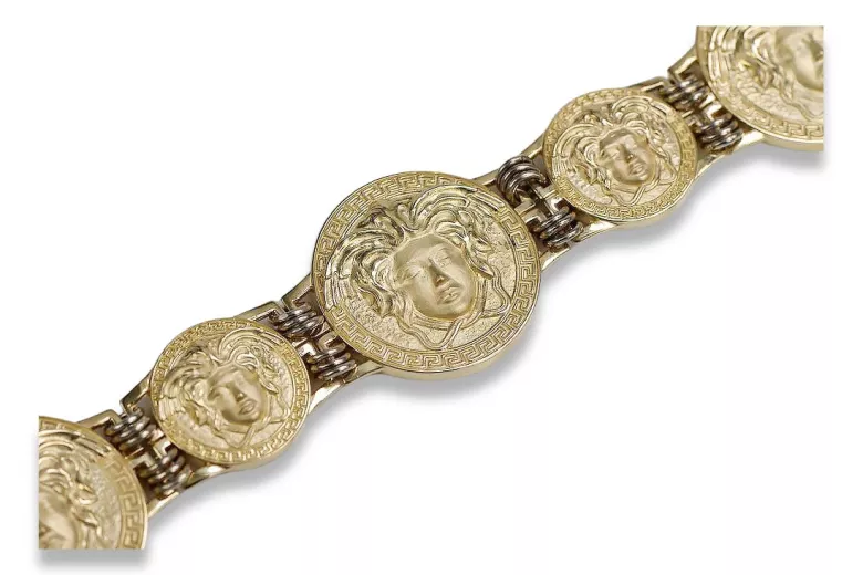 Yellow rose gold bracelet ★ russiangold.com ★ Gold 585 333 Low price