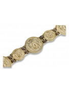 Yellow rose gold bracelet ★ russiangold.com ★ Gold 585 333 Low price