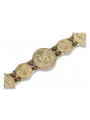 Yellow rose gold bracelet ★ russiangold.com ★ Gold 585 333 Low price