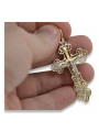 Gold Orthodox Cross ★ russiangold.com ★ Gold 585 333 Niedriger Preis