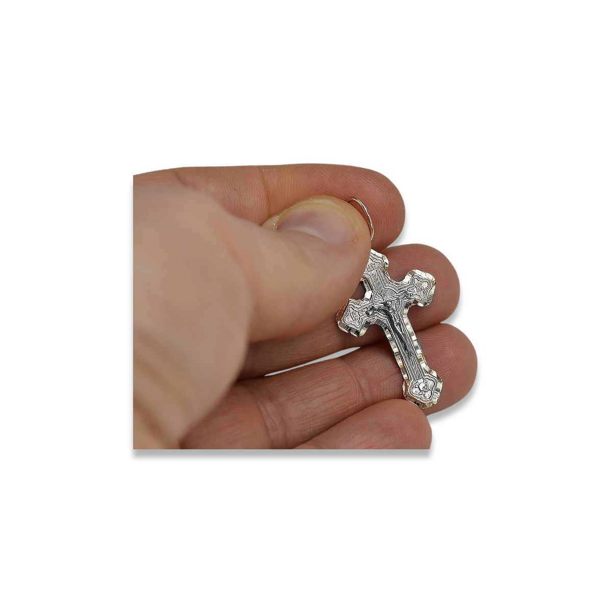 Croix ★ orthodoxe d’or russiangold.com ★ or 585 333 Prix bas