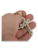 Gold Orthodox Cross ★ russiangold.com ★ Gold 585 333 Low price