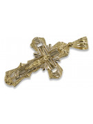 Gold Orthodox Cross ★ russiangold.com ★ Gold 585 333 Niedriger Preis