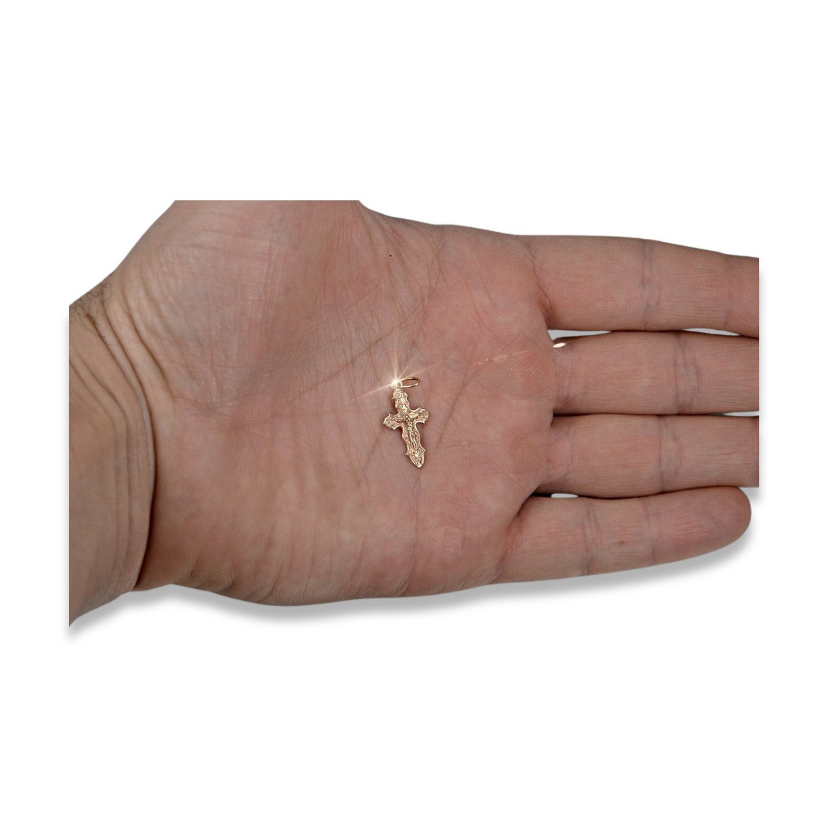 Gold Orthodox Cross ★ russiangold.com ★ Gold 585 333 Low price