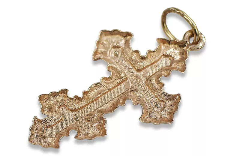 Croix ★ orthodoxe d’or russiangold.com ★ or 585 333 Prix bas