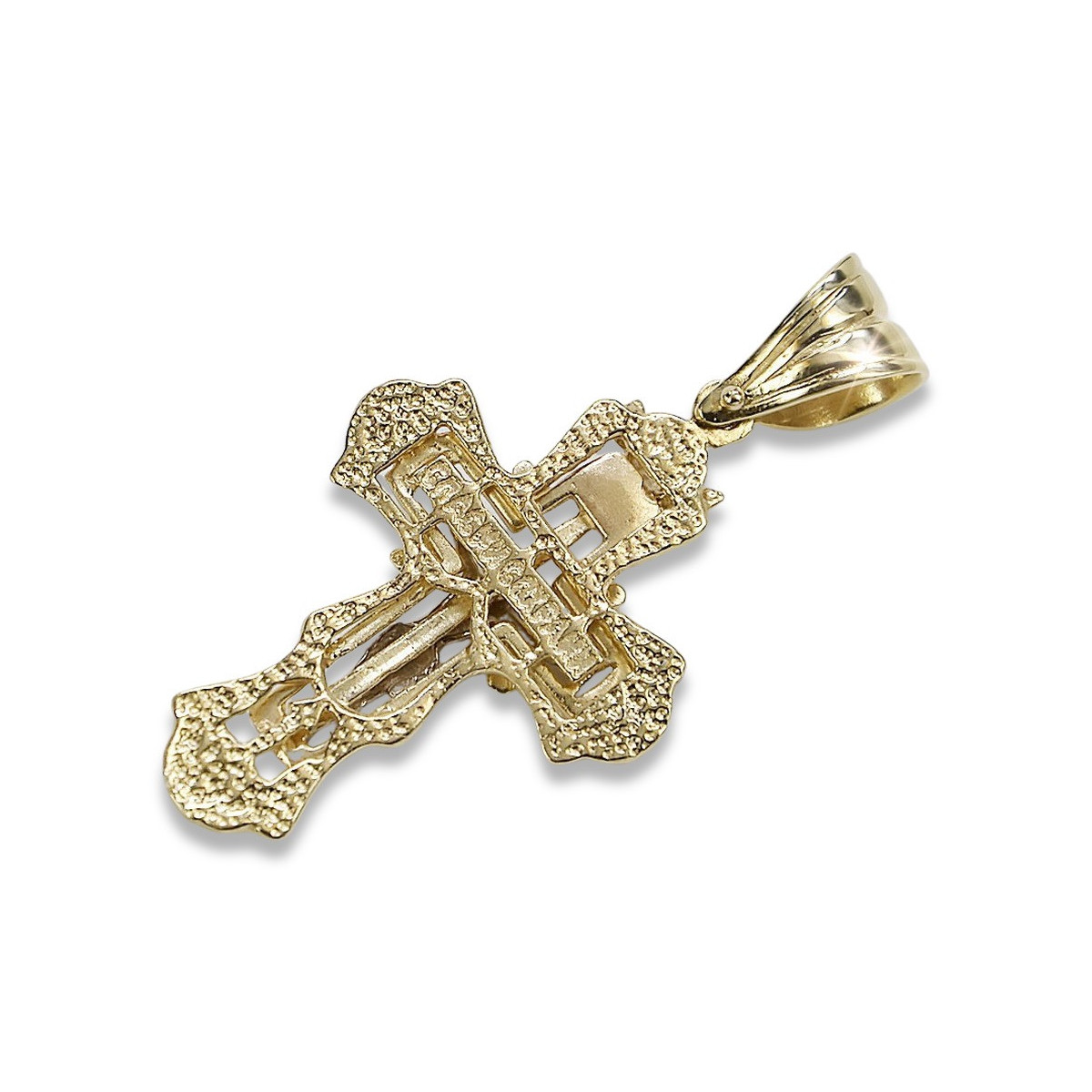 Gold Orthodox Cross ★ russiangold.com ★ Gold 585 333 Niedriger Preis